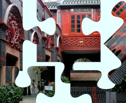 Puzzle des maisons de Chine